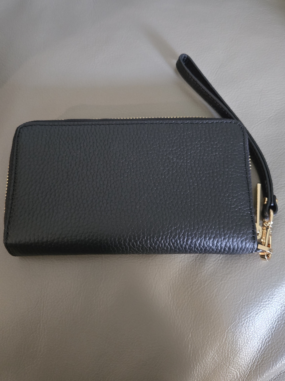 Michael Kors Black Structured Leather Satchel with Wallet NWOT - Picture 11 of 16